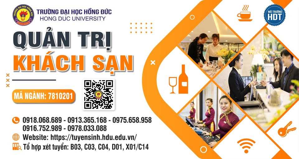 🤵🏢NGÀNH QUẢN TRỊ KHÁCH SẠN - NGÀNH HỌC TIỀM NĂNG TẠI TRƯỜNG ĐẠI HỌC HỒNG ĐỨC